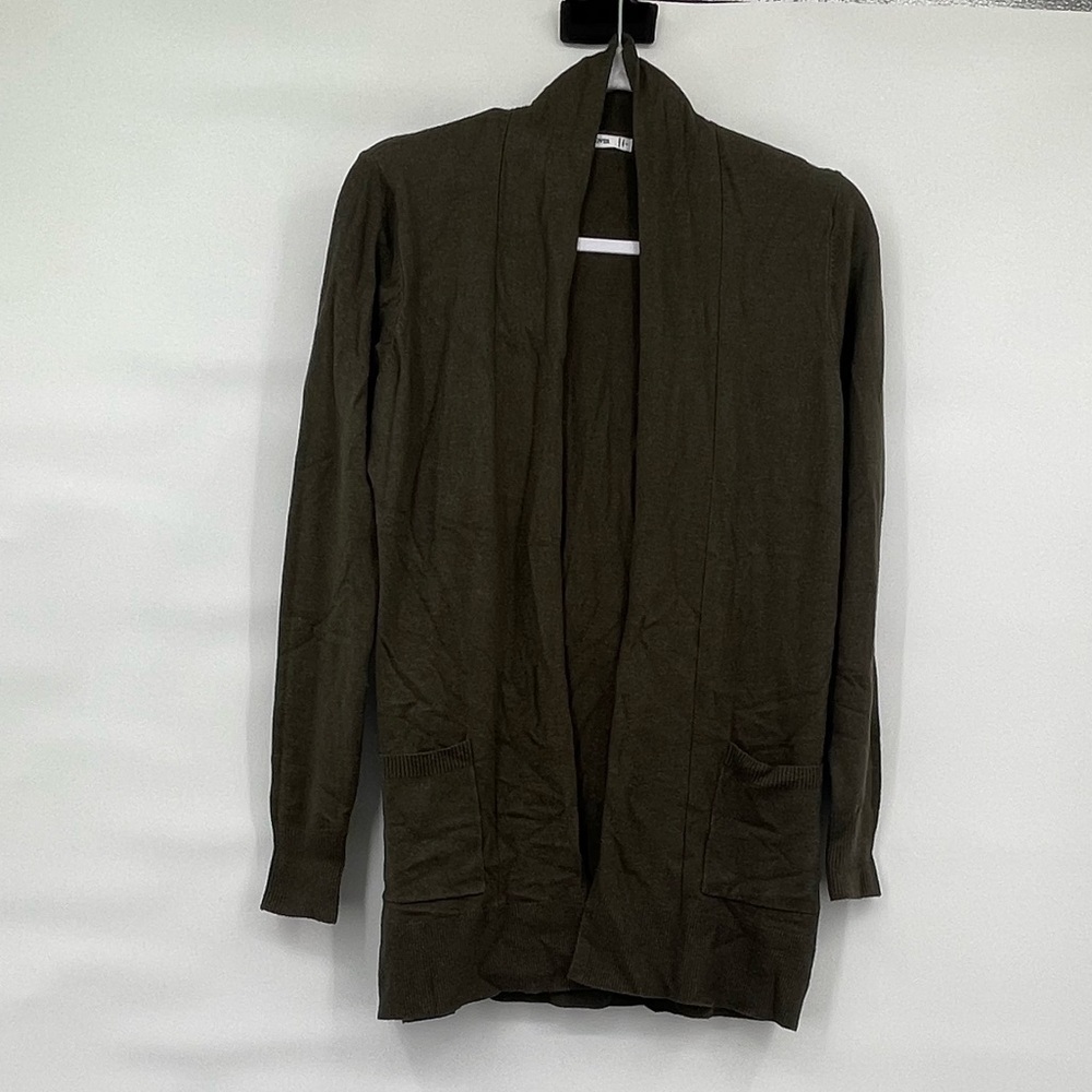 Pink Clover nwot stitch fix viscose blend green cardigan sweater